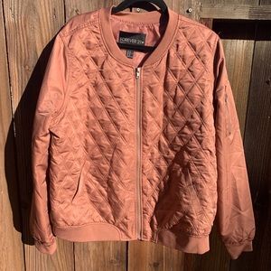 Quilted Bomber Jacket